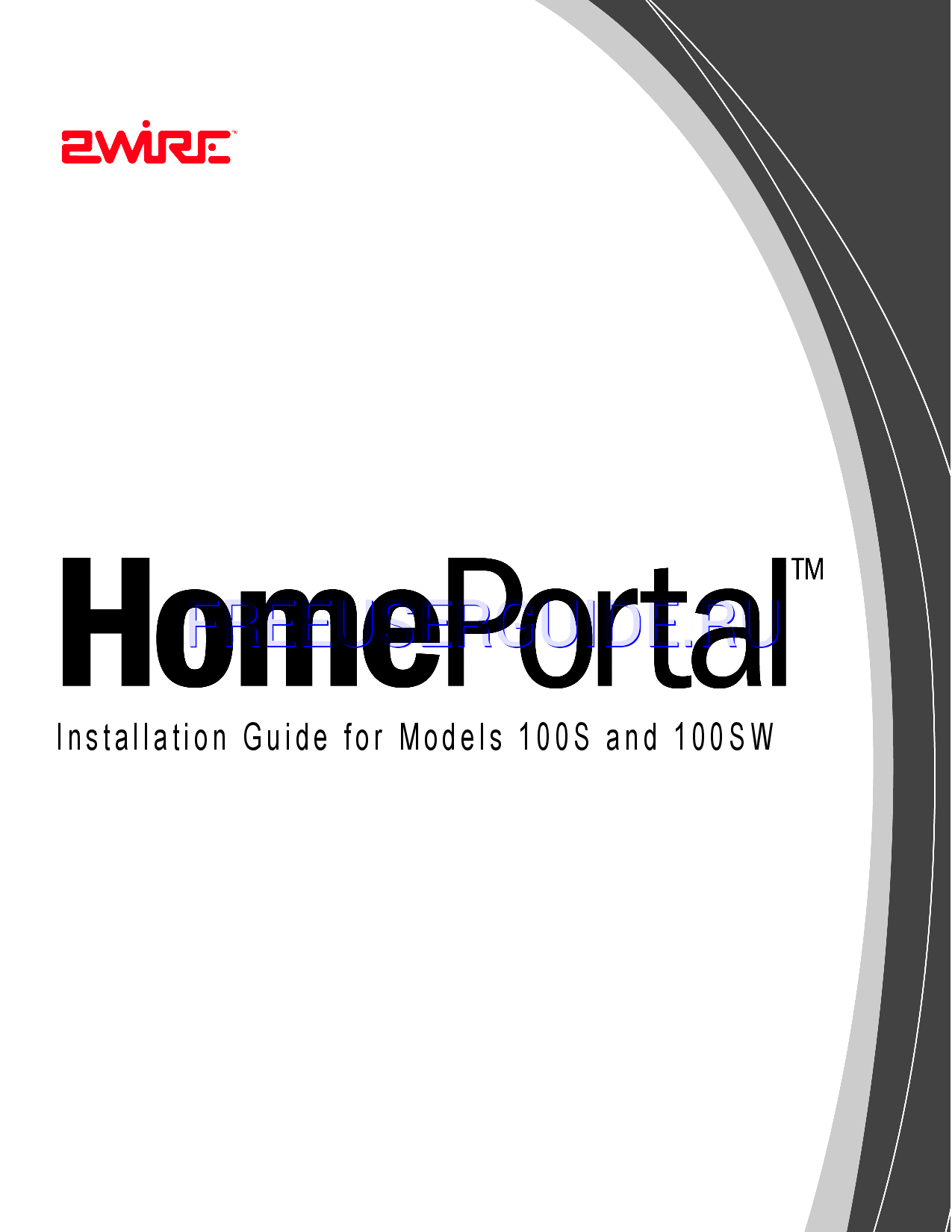 Online lesen Handbuch für 2Wire HOME PORTAL 100SW (Page 1)